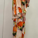 Silvia™ Conjunto de dos piezas con estampado elegante
