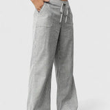 Dominique | Pantalones anchos y cómodos con detalles elegantes