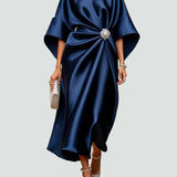 Albertine – Elegante vestido largo de satén para Mujer