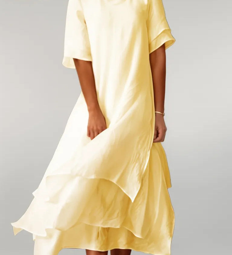 Isilde – Elegante vestido largo de primavera/verano