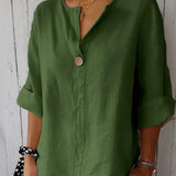 Aria | Blusa casual con cuello en V
