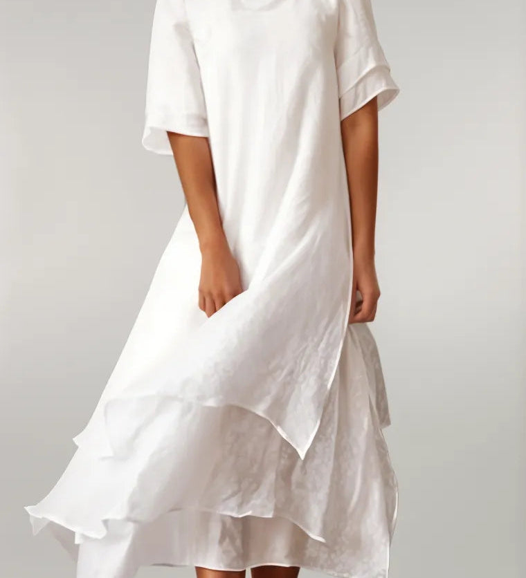 Isilde – Elegante vestido largo de primavera/verano