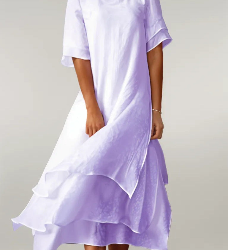 Isilde – Elegante vestido largo de primavera/verano