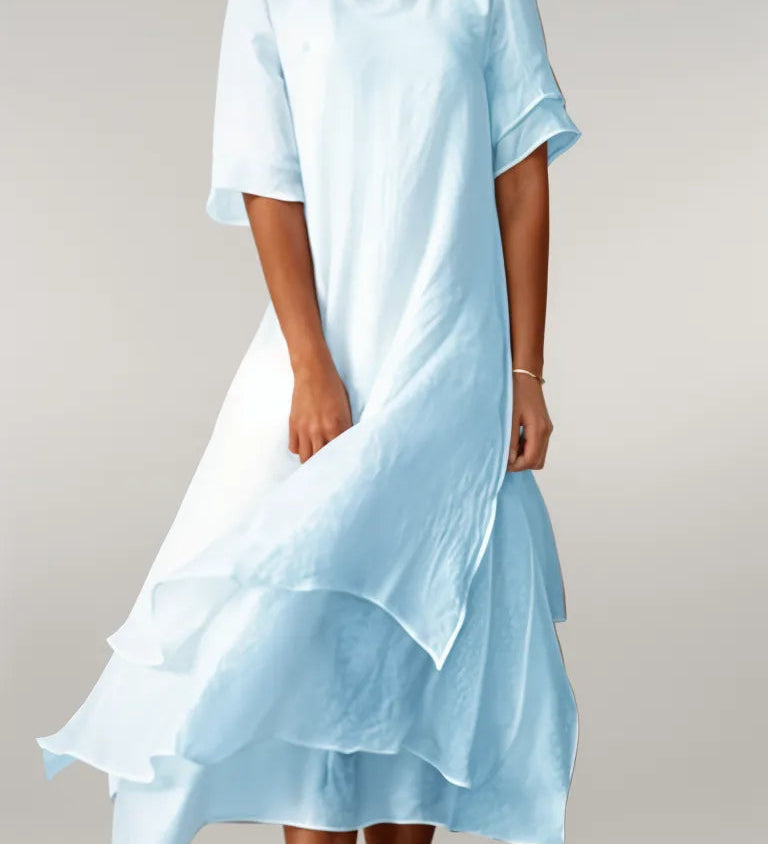 Isilde – Elegante vestido largo de primavera/verano