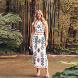Camilla - Conjunto estampado Top y Falda