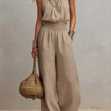 Valeria | Mono Elegante con Halter para Mujer