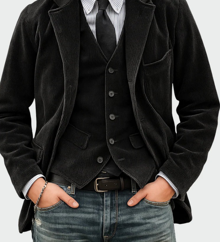 Tommy™ | Conjunto de 2 piezas: Blazer y Chaleco