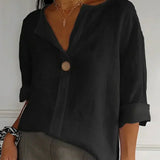 Aria | Blusa casual con cuello en V