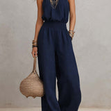 Valeria | Mono Elegante con Halter para Mujer