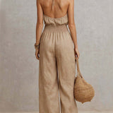 Valeria | Mono Elegante con Halter para Mujer