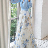 Camille™ | Elegante vestido largo floral