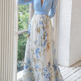 Camille™ | Elegante vestido largo floral