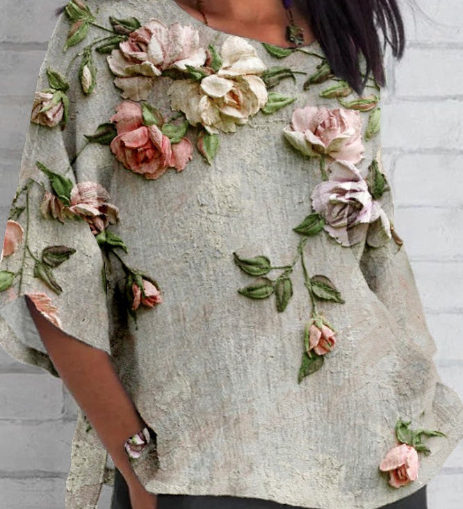 Wildflower Grace - Top floral verano