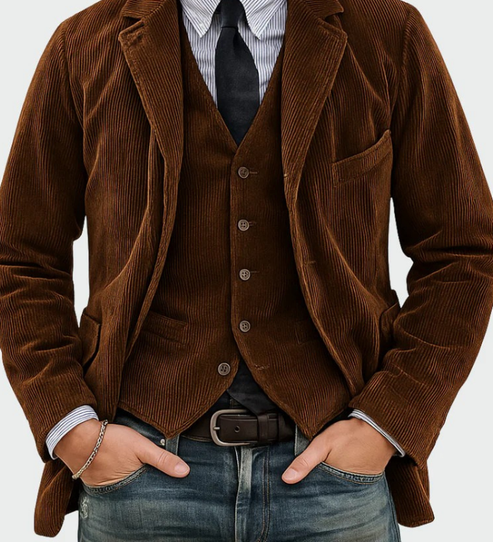 Tommy™ | Conjunto de 2 piezas: Blazer y Chaleco
