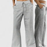 Dominique | Pantalones anchos y cómodos con detalles elegantes