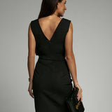 Fresia™ | Elegante vestido entallado con escote en V