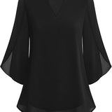Annelyn | Blusa de capas de lujo