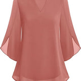 Annelyn | Blusa de capas de lujo