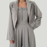 Julia | Conjunto Mujer Bustier + Chaqueta – Estilo Elegante y de Tendencia