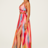 Freya™ | Vestido largo Pintura