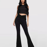 Majestic™ Pantalones de mezclilla con cintura cruzada