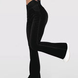 Majestic™ Pantalones de mezclilla con cintura cruzada