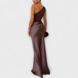 Amarílis - Elegante Vestido de un solo hombro