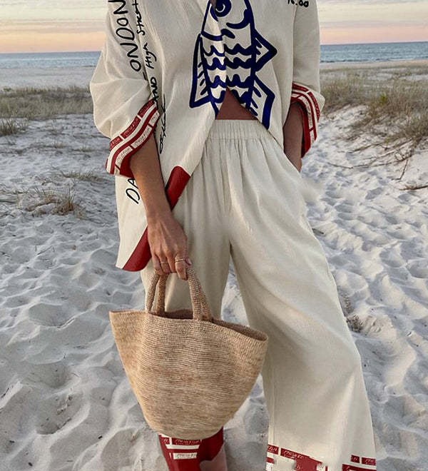 Zairine| Conjunto de mujer ligero y sofisticado para los días de verano