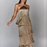 Vestido Susan™ Elegante de Borlas