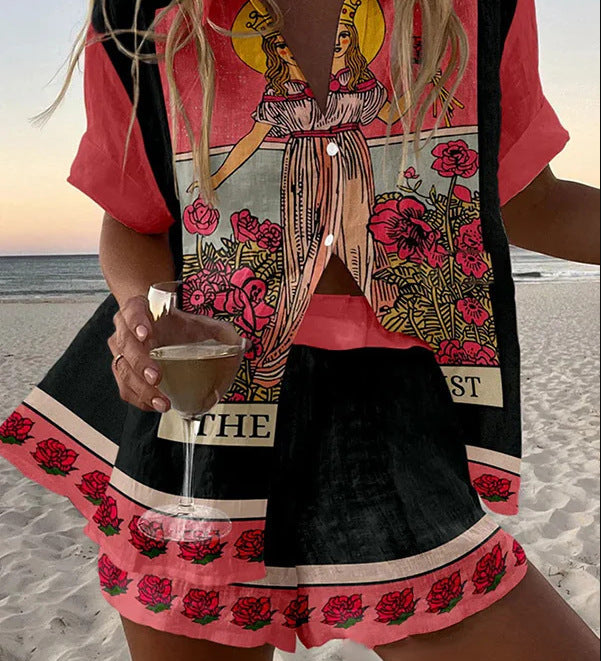 Jorelle| Conjunto corto ligero de verano