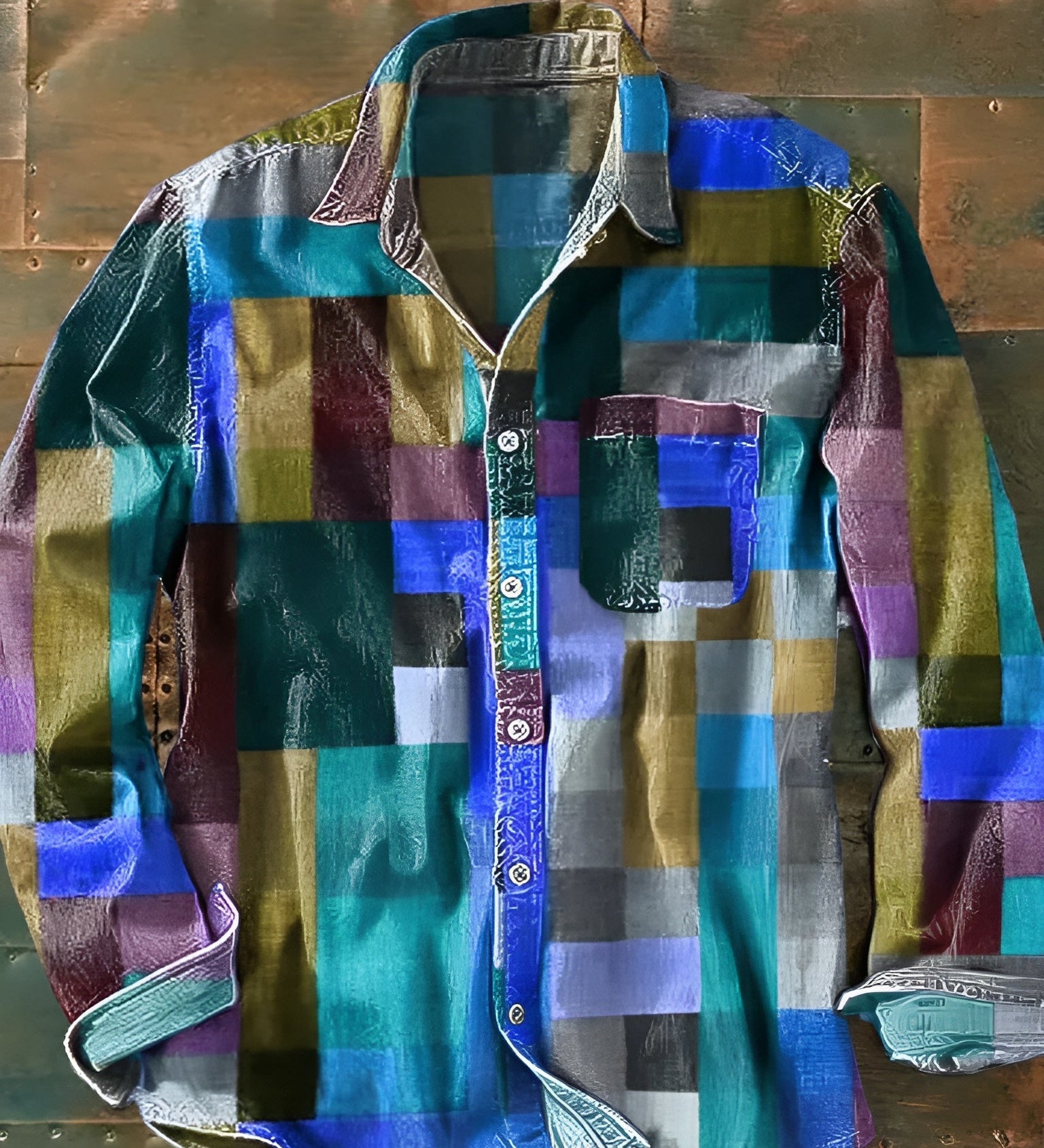 Lenoir™ | Camisa elegante con bolsillo práctico