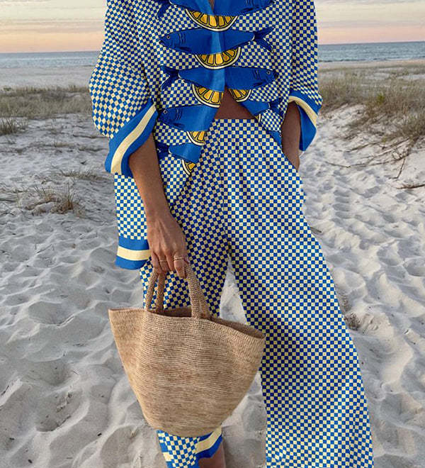 Zairine| Conjunto de mujer ligero y sofisticado para los días de verano