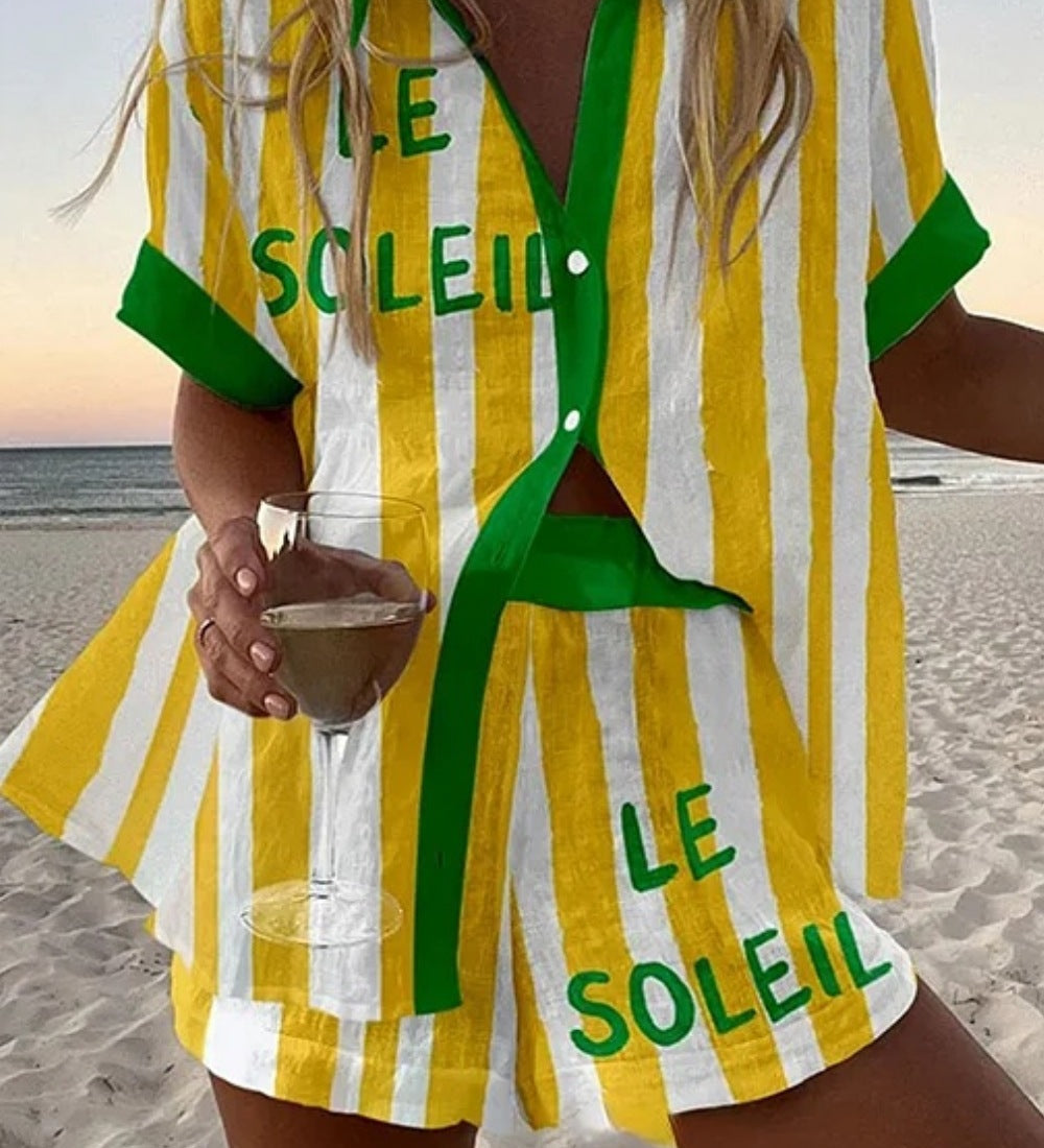 Jorelle| Conjunto corto ligero de verano