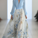 Camille™ | Elegante vestido largo floral