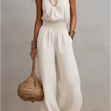 Valeria | Mono Elegante con Halter para Mujer