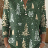 Manon | Suéter Navideño Cálido con Estampado Festivo