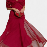Magda™ | Vestido largo de flores con escote en V