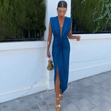 Elvira™ - Vestido con pliegues suaves y elegancia moderna