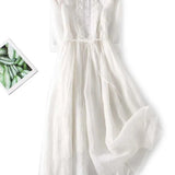Laura - Vestido elegante de lino para Mujer