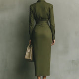 Narelle  - Vestido Elegante Envolvente