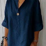 Aria | Blusa casual con cuello en V