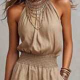 Valeria | Mono Elegante con Halter para Mujer