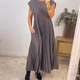 Paola™ VESTIDO CON MANGA PLISADA