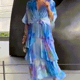 Jade™ | Elegante vestido largo bohemio