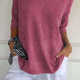 Paris™ Blusa de punto con escote en V