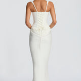 Leonor ❘ Vestido maxi con escote cuadrado