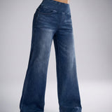 Duna - Pantalones anchos con control de abdomen para Mujer