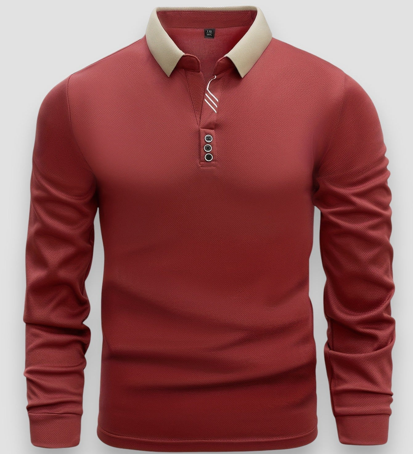 MONACO | POLO DE MANGAS LARGAS PARA HOMBRE
