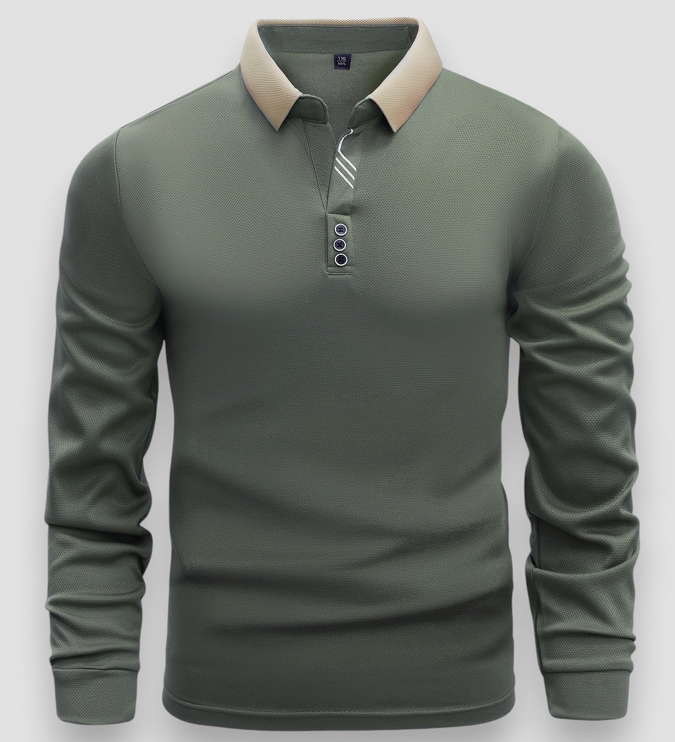 MONACO | POLO DE MANGAS LARGAS PARA HOMBRE